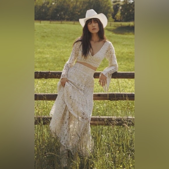 Free People Yesenia Crochet Maxi Skirt Set - Picture 4 of 8